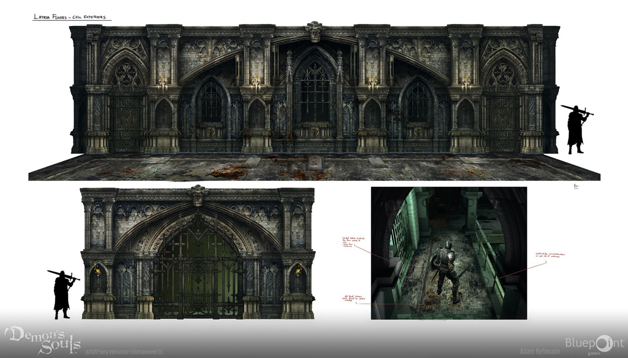 Latria Cell Block Art from Demon's Souls (2020)