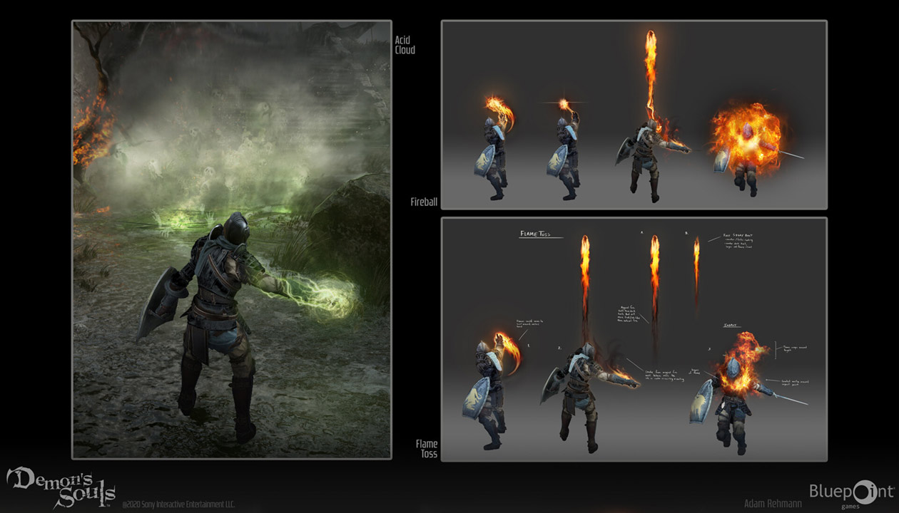 Spells Art from Demon's Souls (2020)