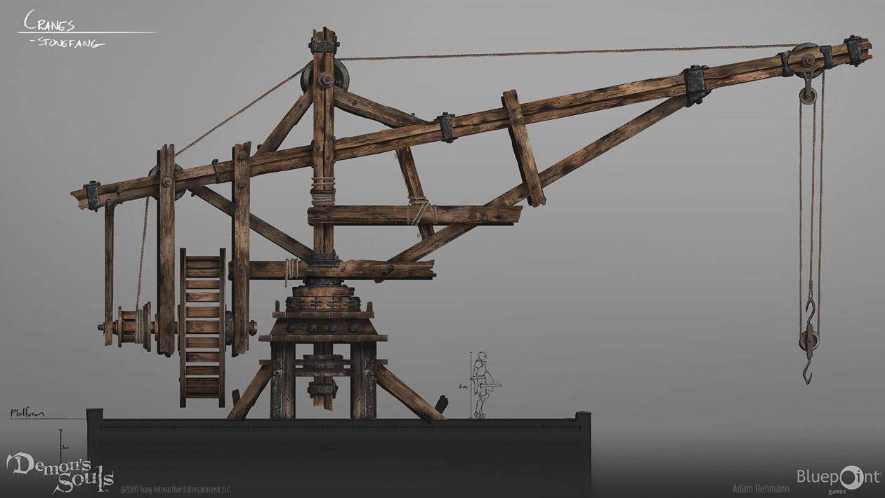 Stonefang Crane Art from Demon's Souls (2020)