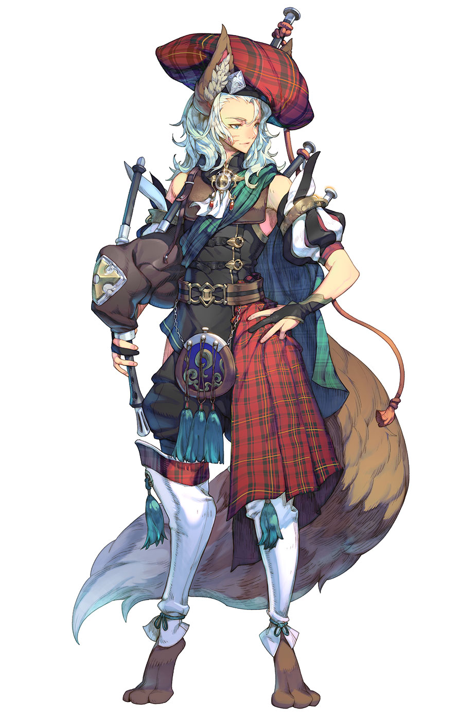 Song of Atonement Corgi Art from Exos Heroes