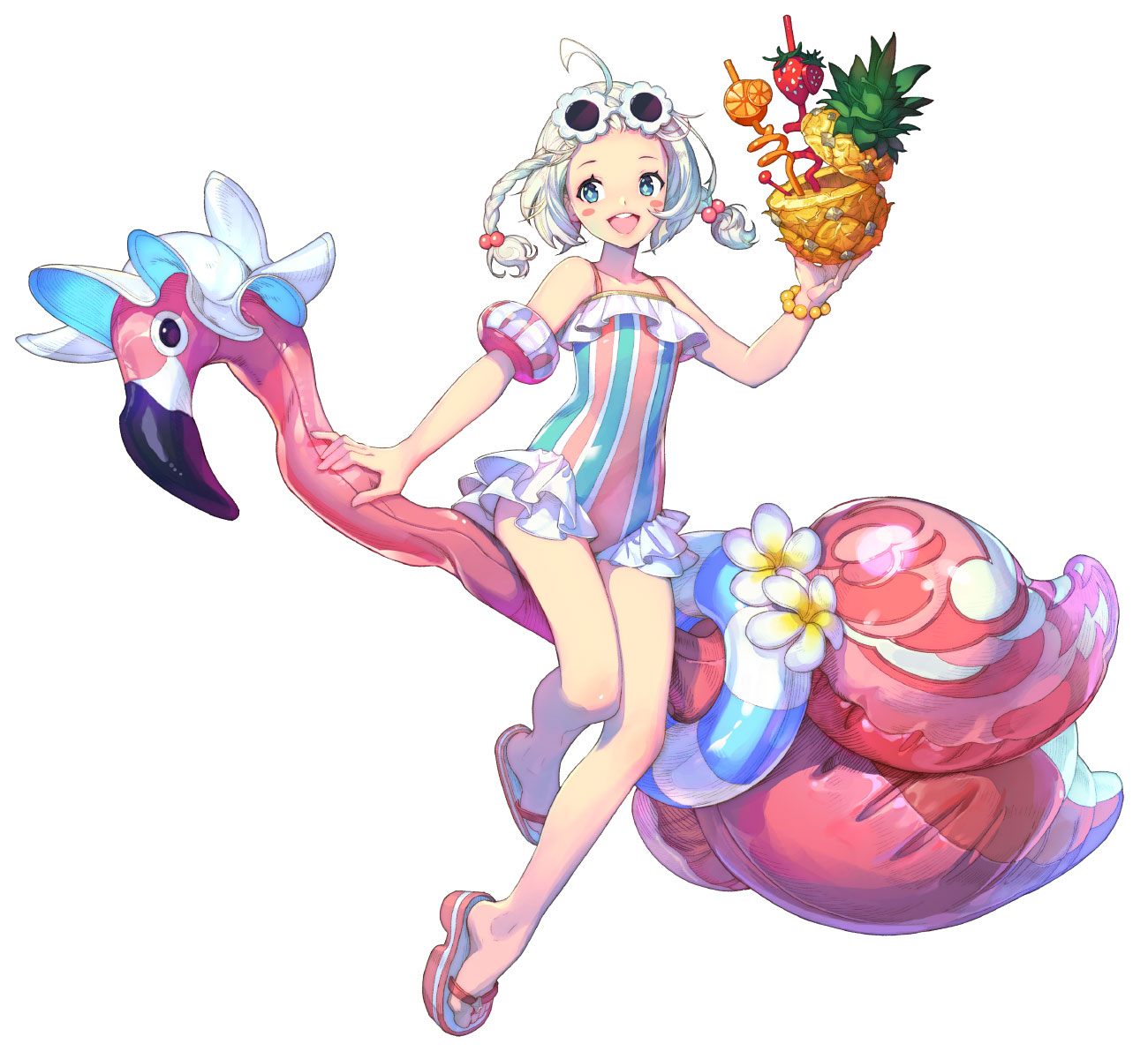 Shining Summer Dana Art from Exos Heroes