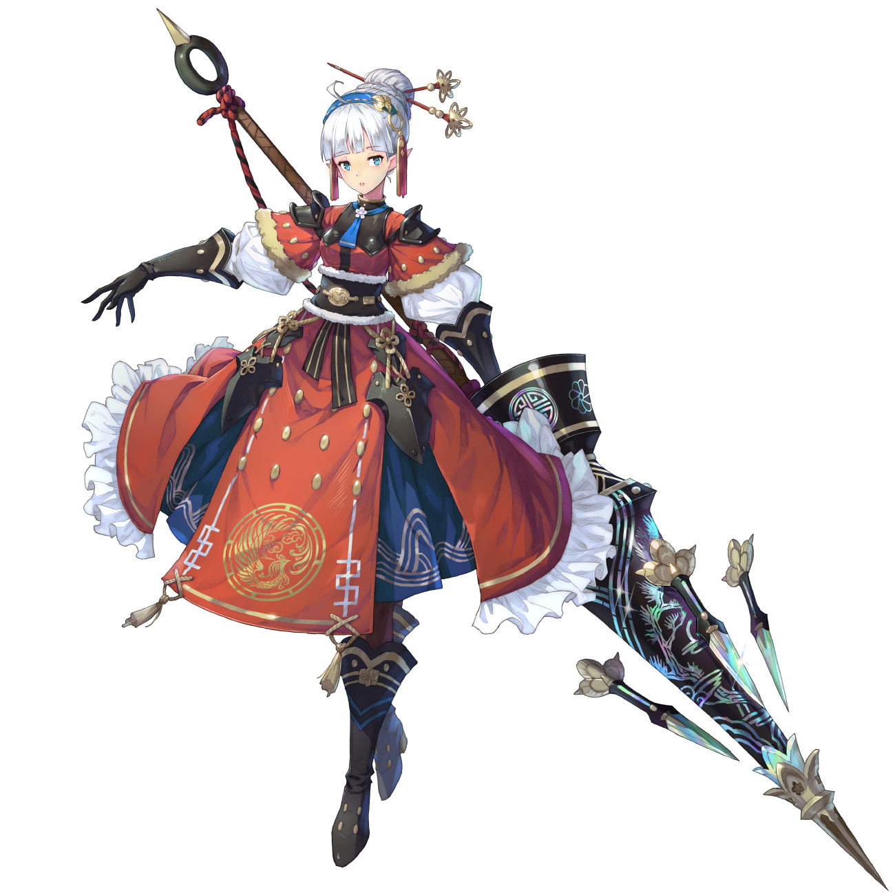 Guardian of the East Garff Art from Exos Heroes