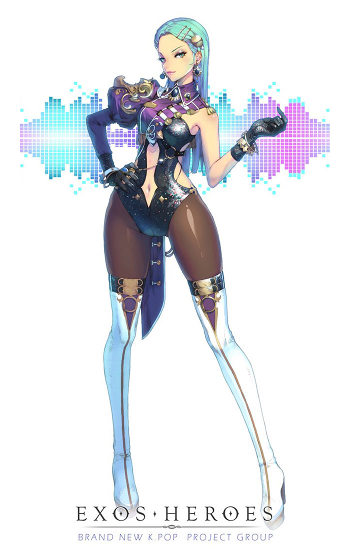 Monica, Supernova Art from Exos Heroes