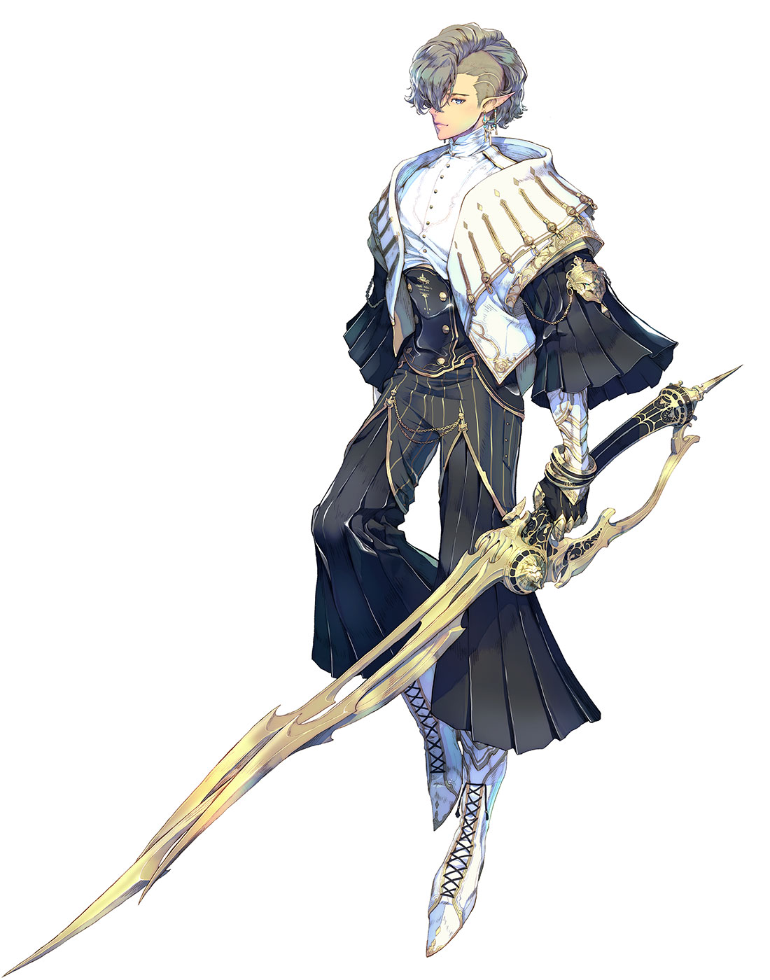 Golden Silence Prithiof Art from Exos Heroes