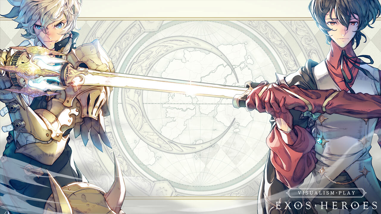 Rachel and Ramge Promo Art from Exos Heroes