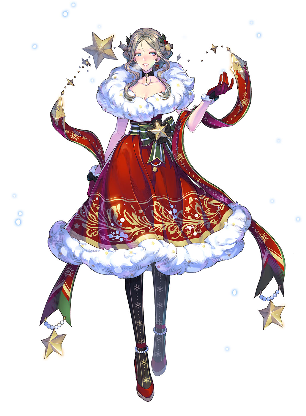 Seo-a in the Snowy Field Art from Exos Heroes