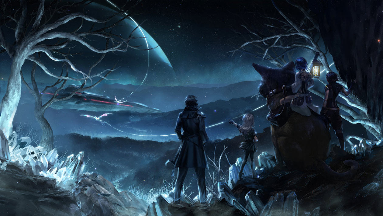Enemy Spaceship Art from Edge of Eternity