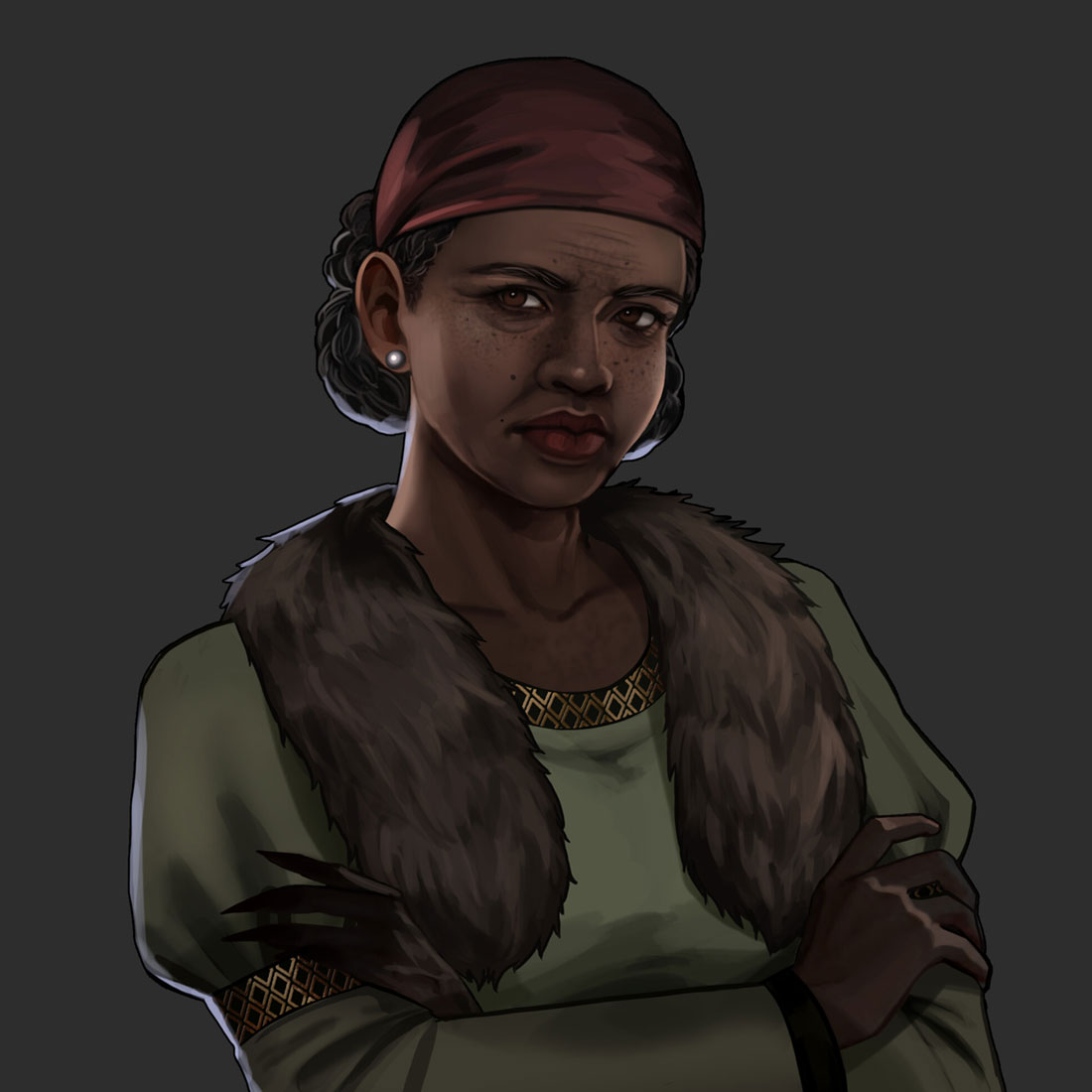 Heranna Portrait Art from Edge of Eternity