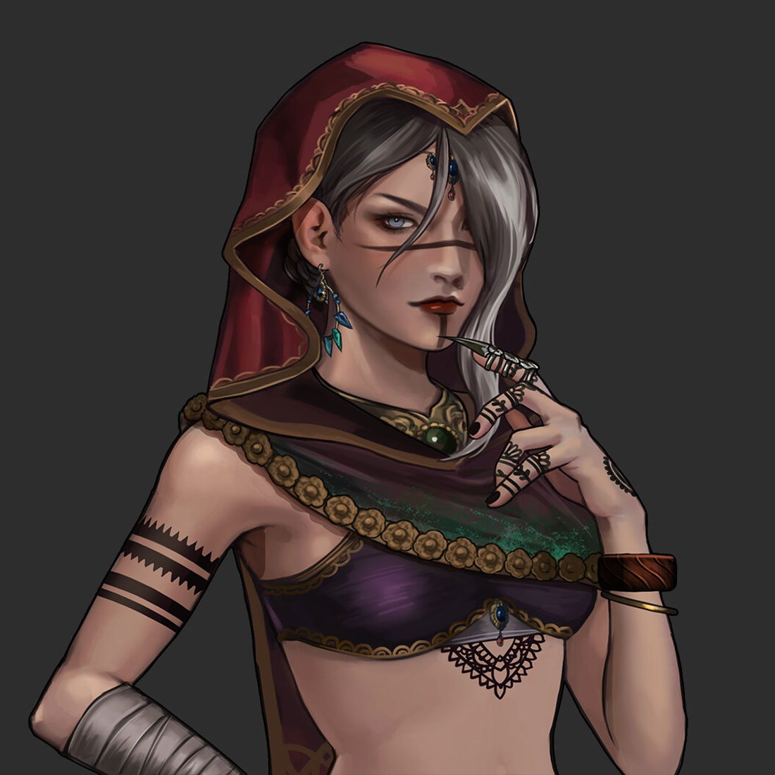 Myrna Portrait Art from Edge of Eternity