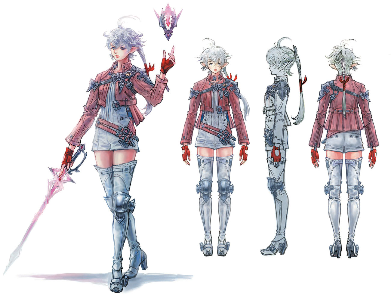 Alisaie Concept Art from Final Fantasy XIV: Endwalker