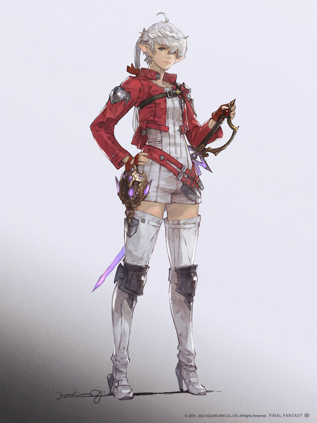 Alisaie, Red Mage Job Artwork from Final Fantasy XIV: Endwalker