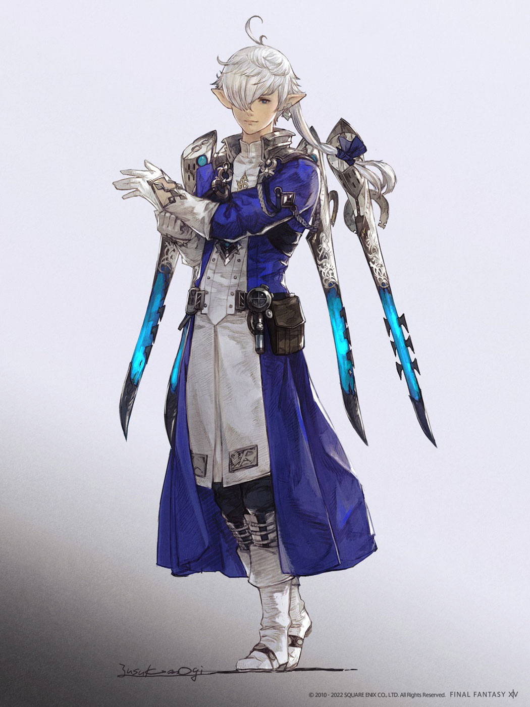 Alphinaud, Sage Job Artwork from Final Fantasy XIV: Endwalker