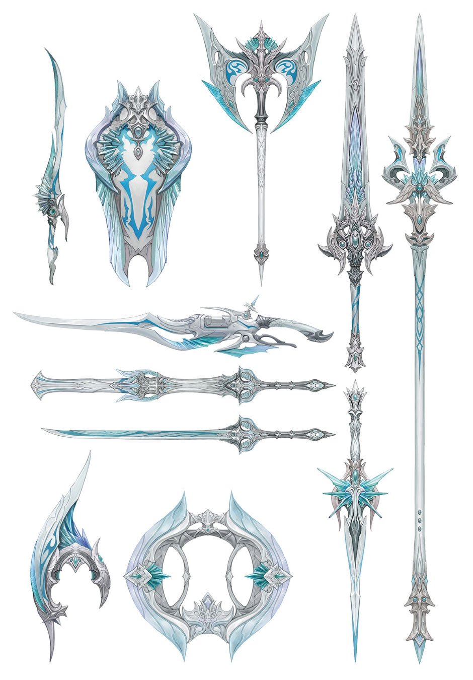 Arms of Divine Light Art from Final Fantasy XIV: Endwalker