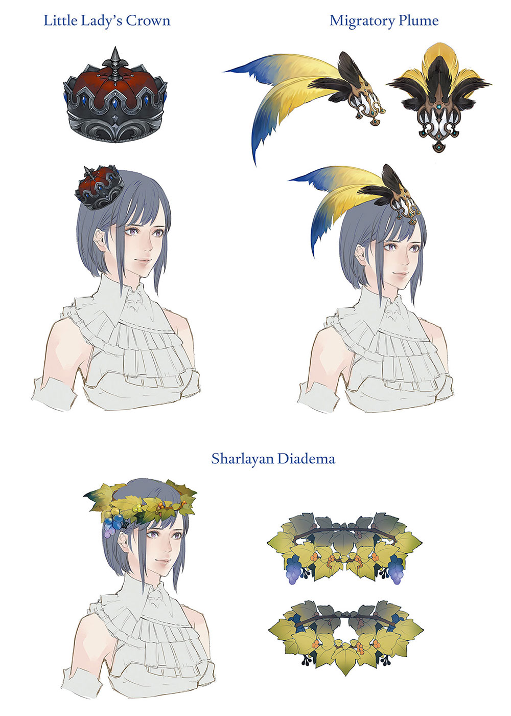 Crowns Art from Final Fantasy XIV: Endwalker