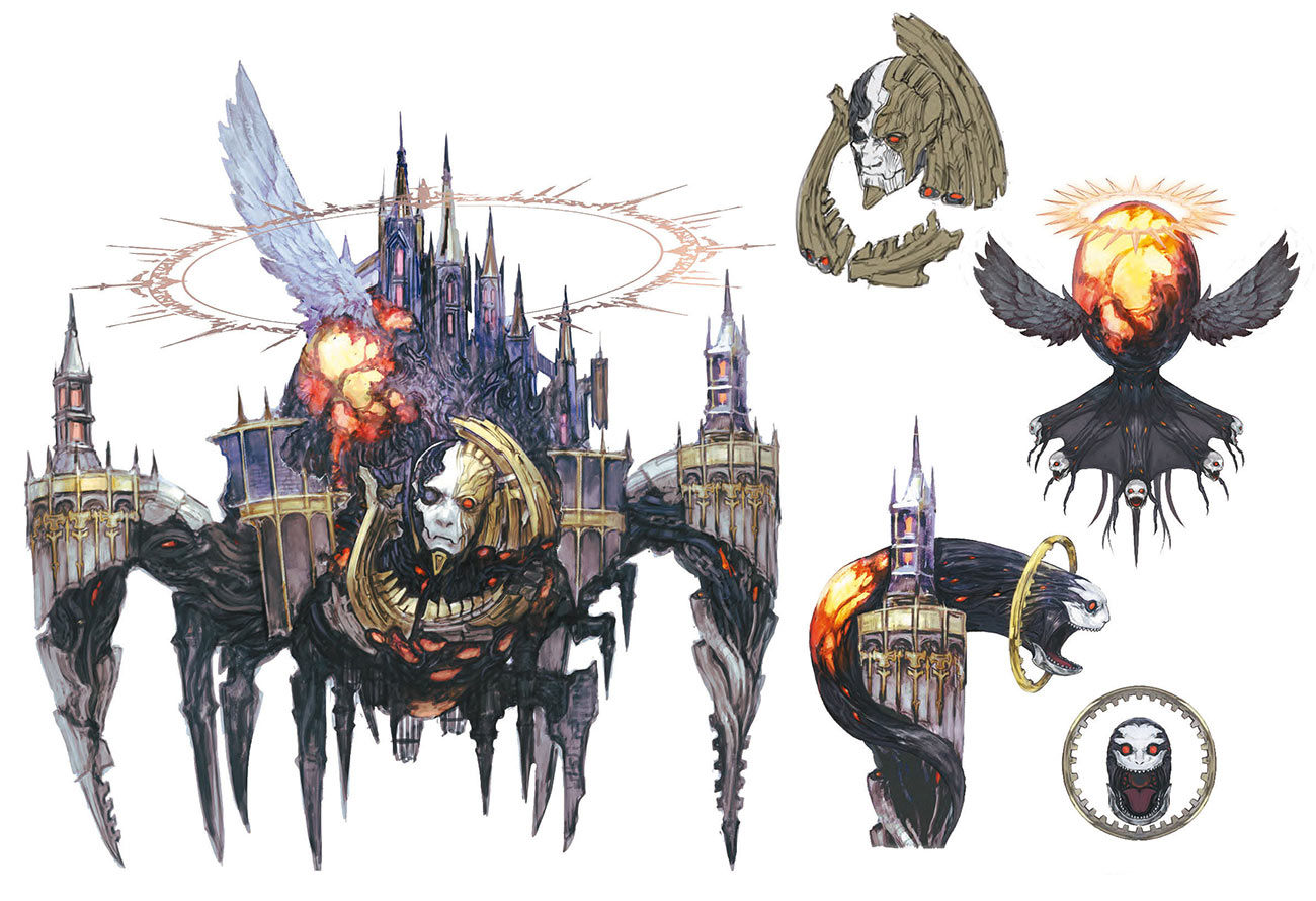 Daemoniac Dungeon Pandaemonium Art from Final Fantasy XIV: Endwalker