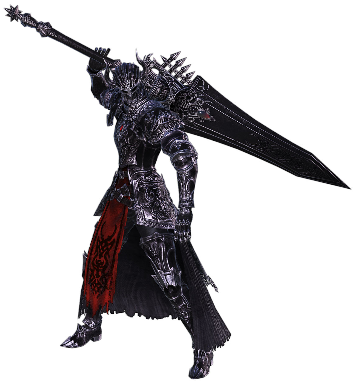 Dark Knight Render from Final Fantasy XIV: Endwalker