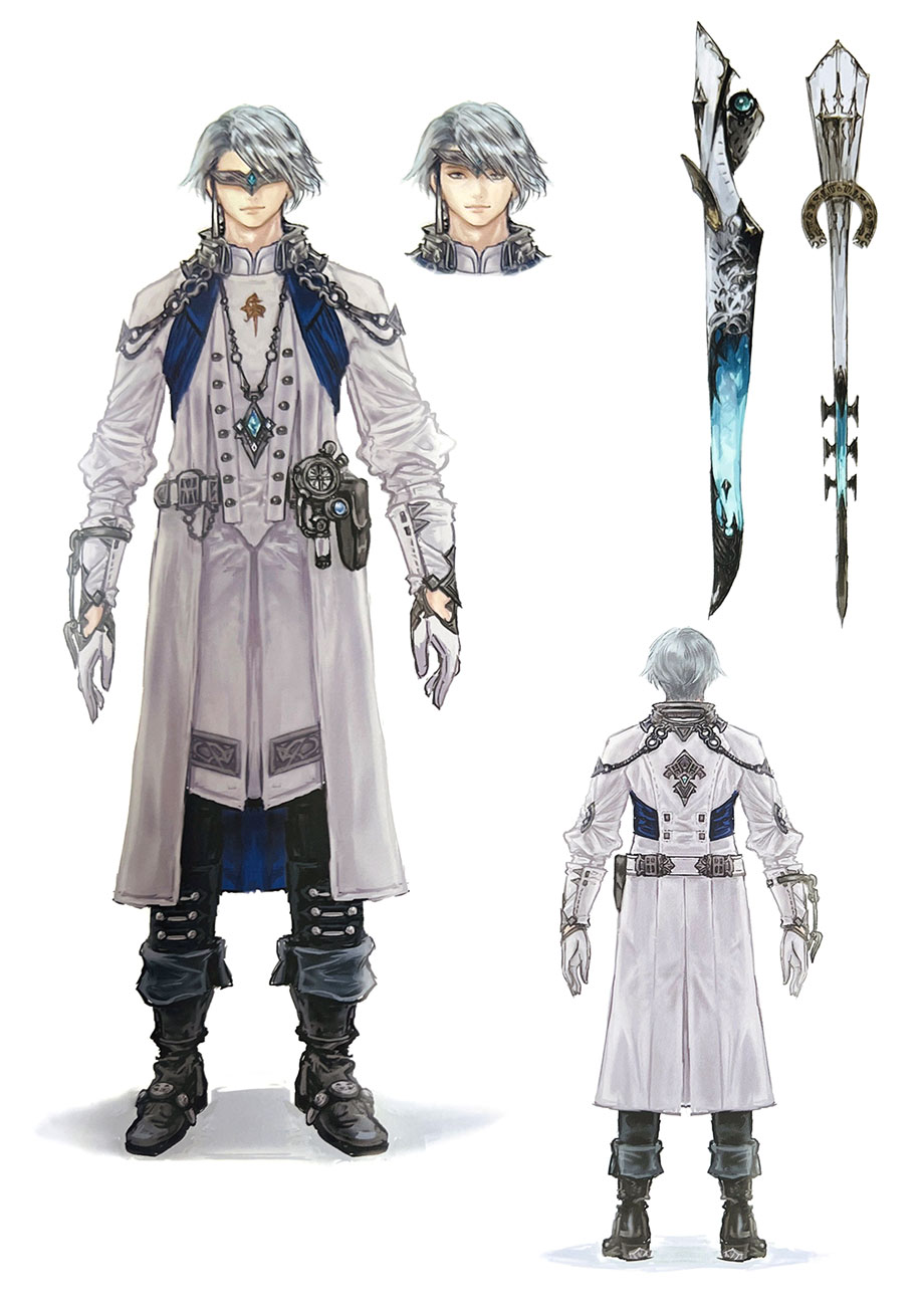 Didact's Attire and Hagneia Concept Art from Final Fantasy XIV: Endwalker
