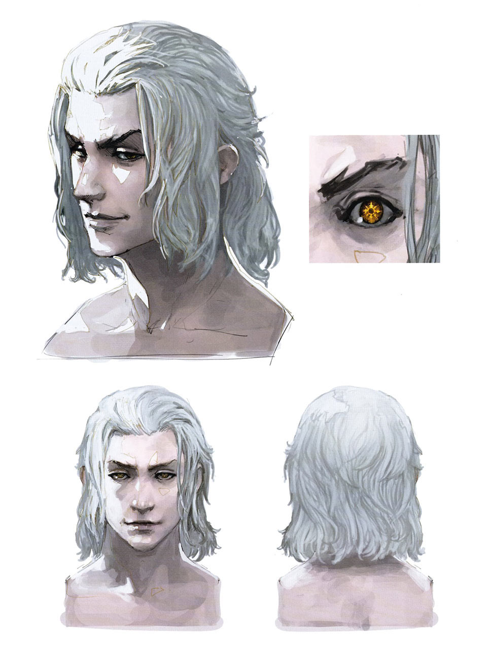 Emet-Selch Concept Art from Final Fantasy XIV: Endwalker