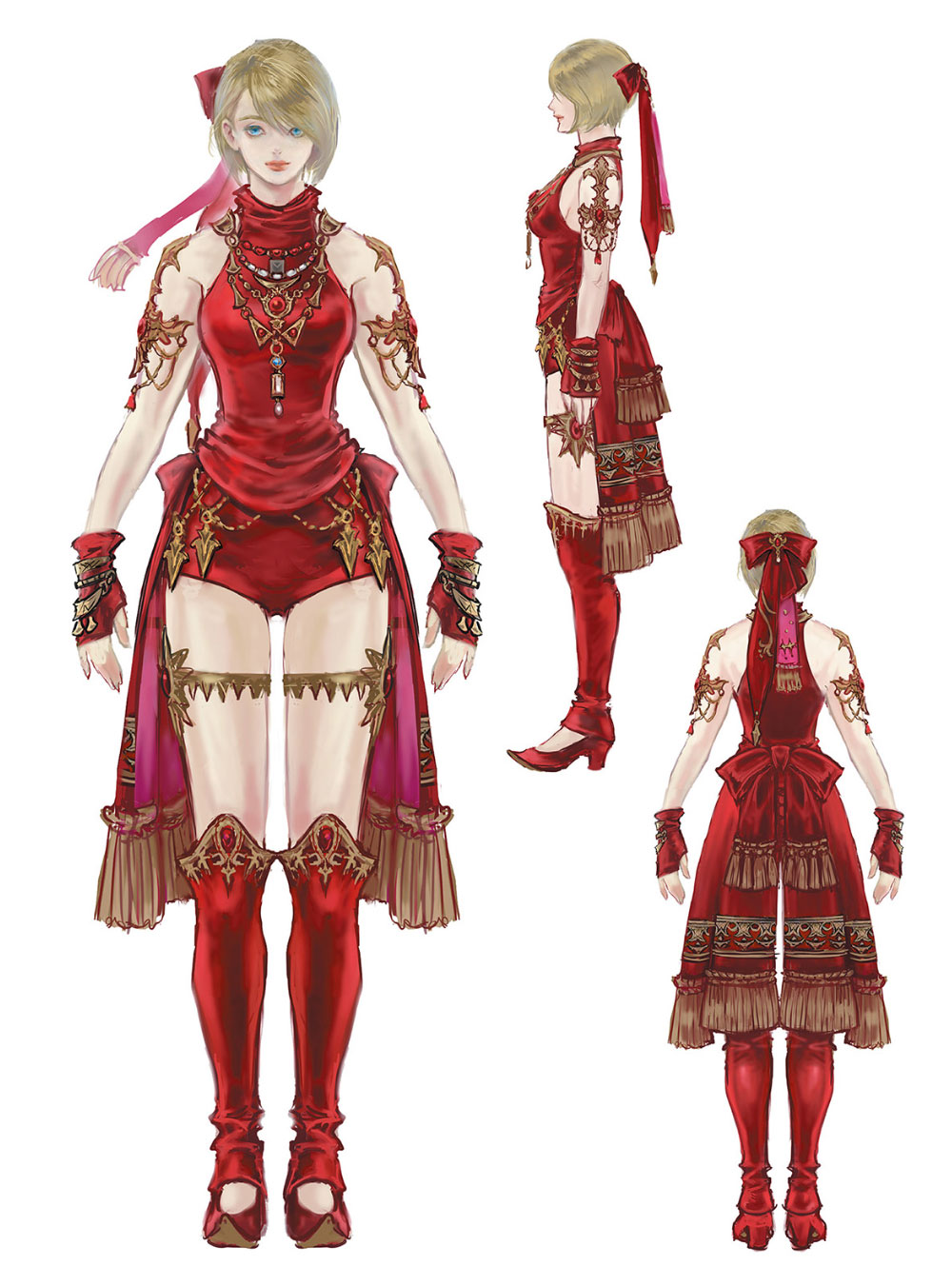 Etoile Attire (Female) Art from Final Fantasy XIV: Endwalker