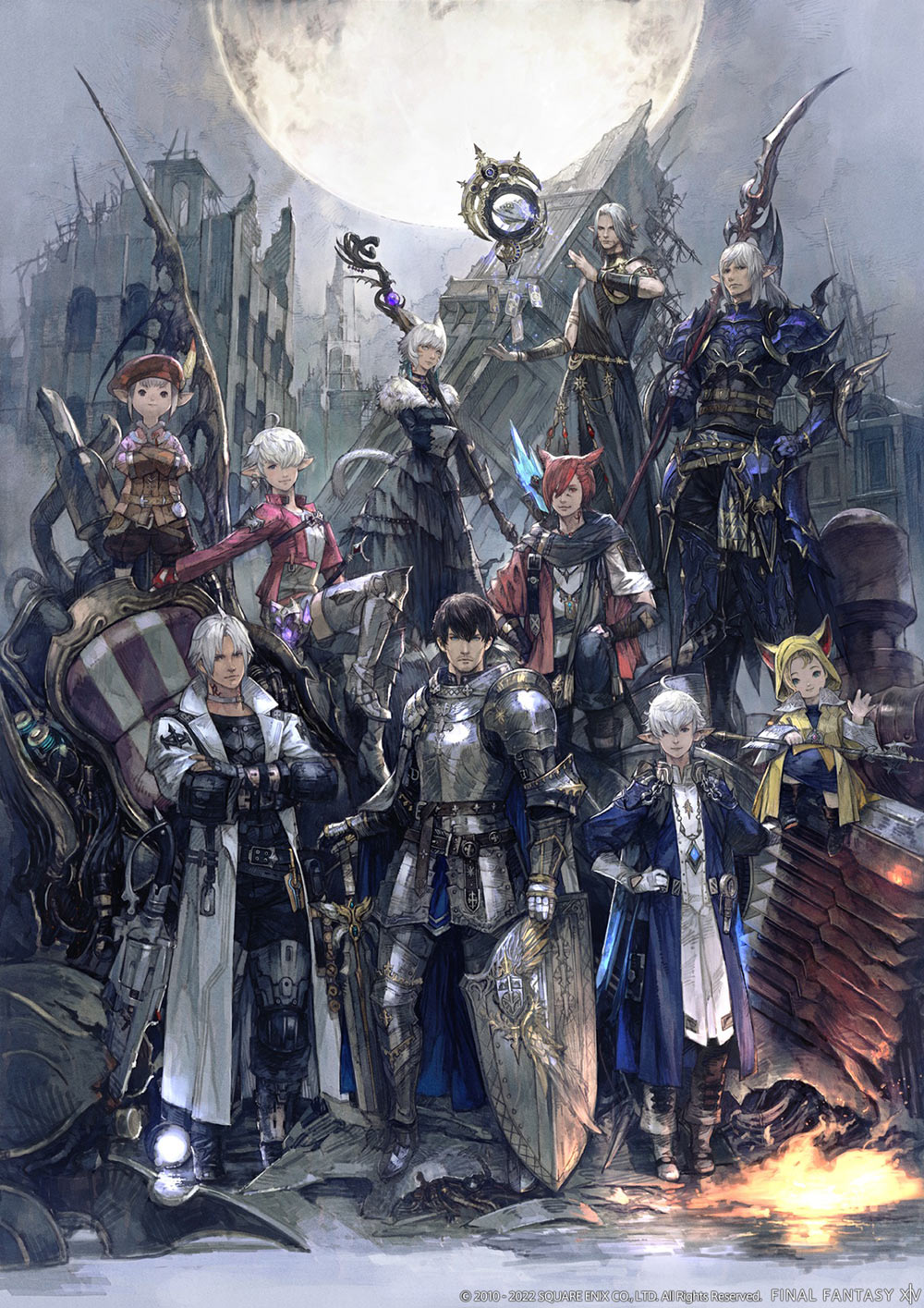 Famitsu FFXIV Feature Art from Final Fantasy XIV: Endwalker
