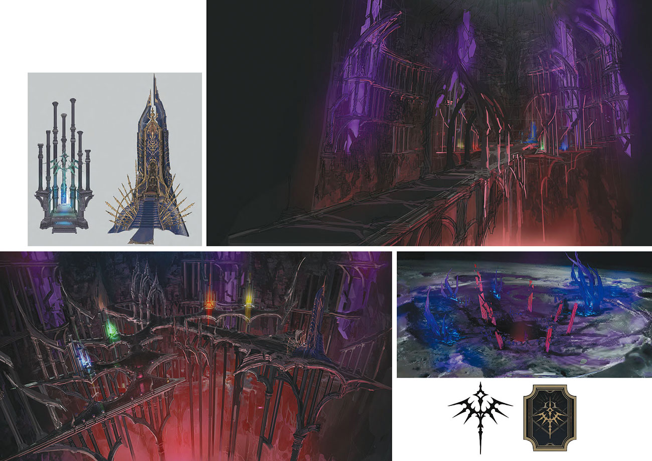 Golbez's Domain Art from Final Fantasy XIV: Endwalker