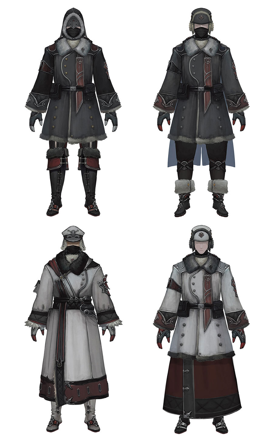 Imperial Attire Artwork from Final Fantasy XIV: Endwalker