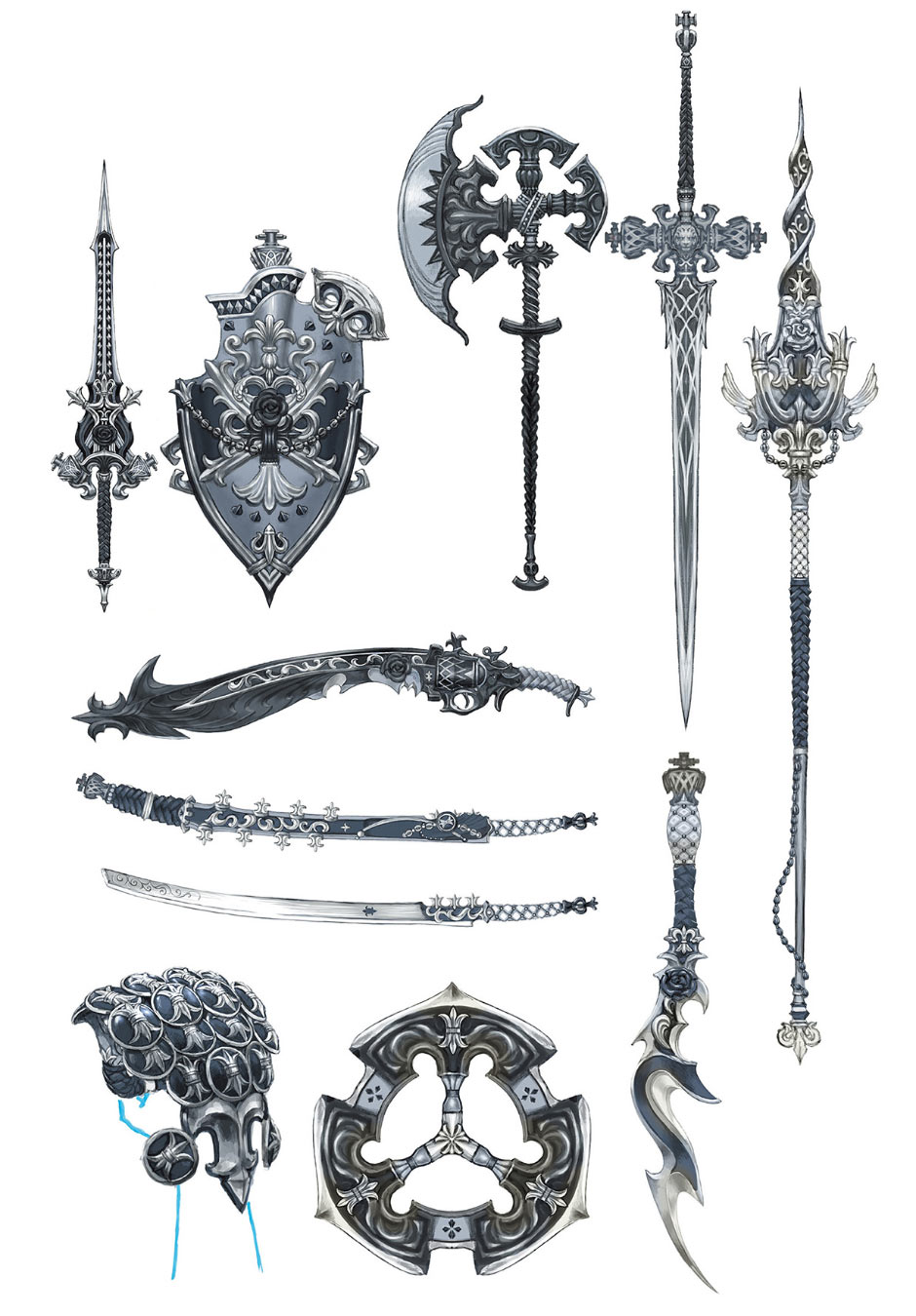 Ktiseos Arms Art from Final Fantasy XIV: Endwalker