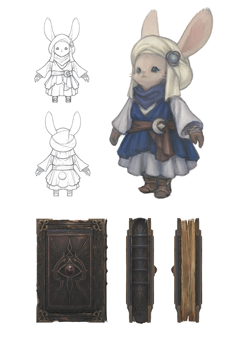 Loporrit Concept Art from Final Fantasy XIV: Endwalker