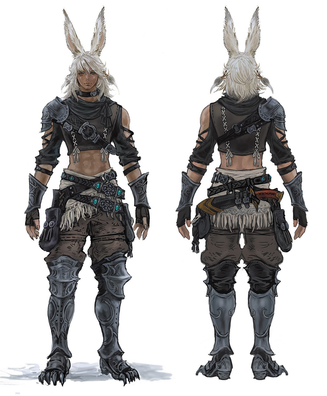 Male Viera Concept Art from Final Fantasy XIV: Endwalker