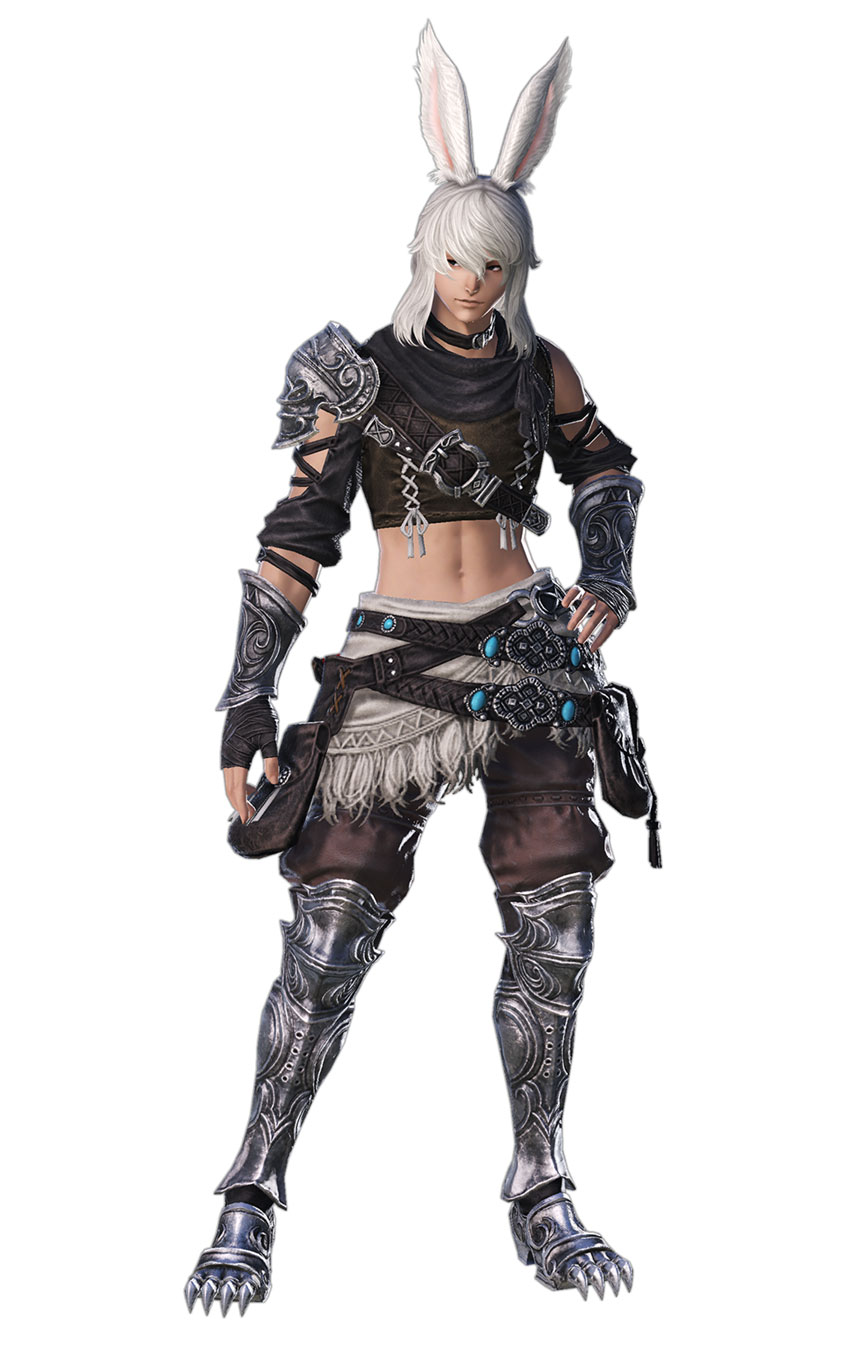 Male Viera Render from Final Fantasy XIV: Endwalker