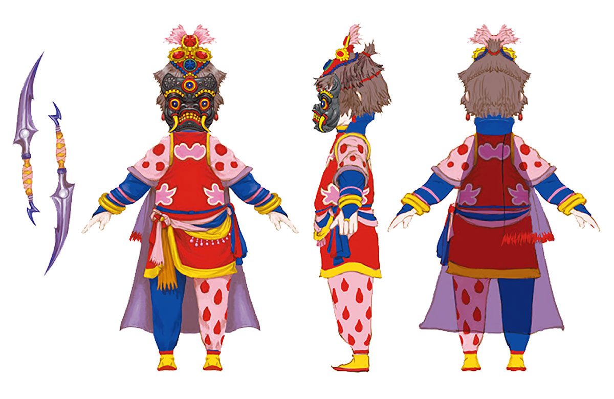 Minduruva Concept Art from Final Fantasy XIV: Endwalker