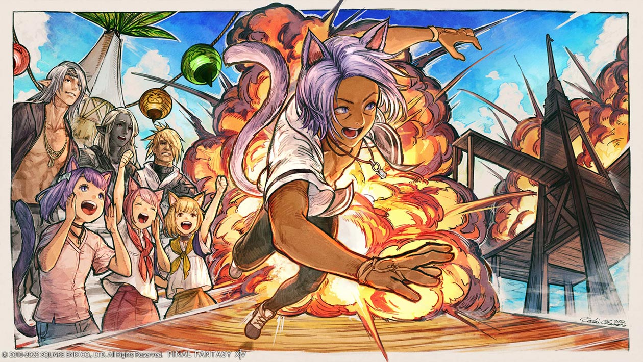 Moonfire Faire 2022 Art from Final Fantasy XIV: Endwalker