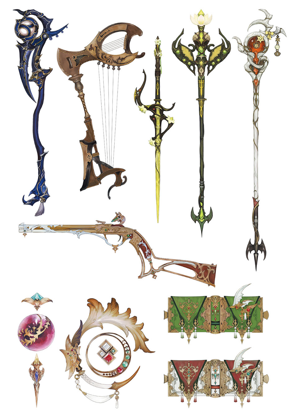 Moonward Arms Artwork from Final Fantasy XIV: Endwalker