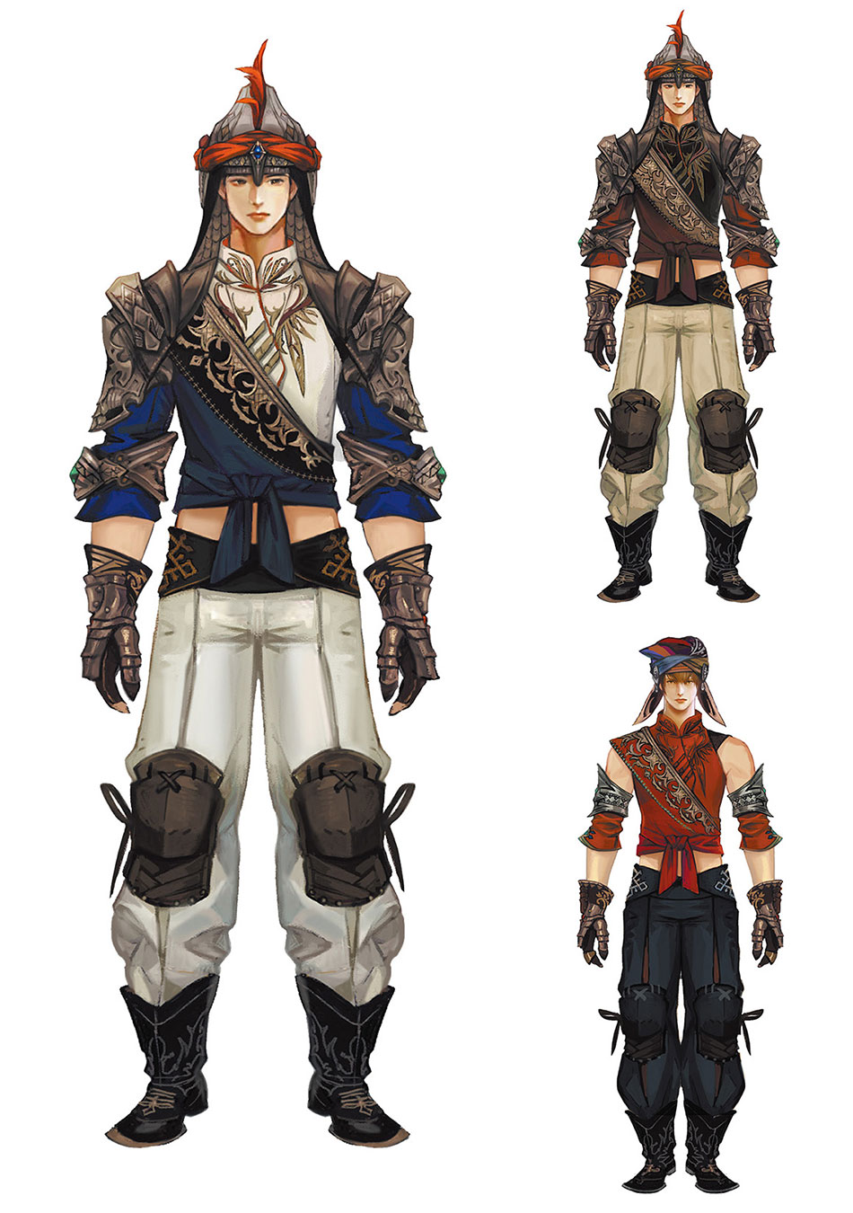 Palaka Attire Art from Final Fantasy XIV: Endwalker