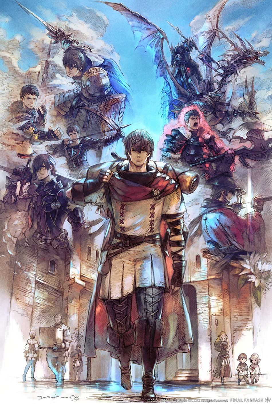 Patch 6.1 Newfound Adventure Art by Yusuke Mogi from Final Fantasy XIV: Endwalker
