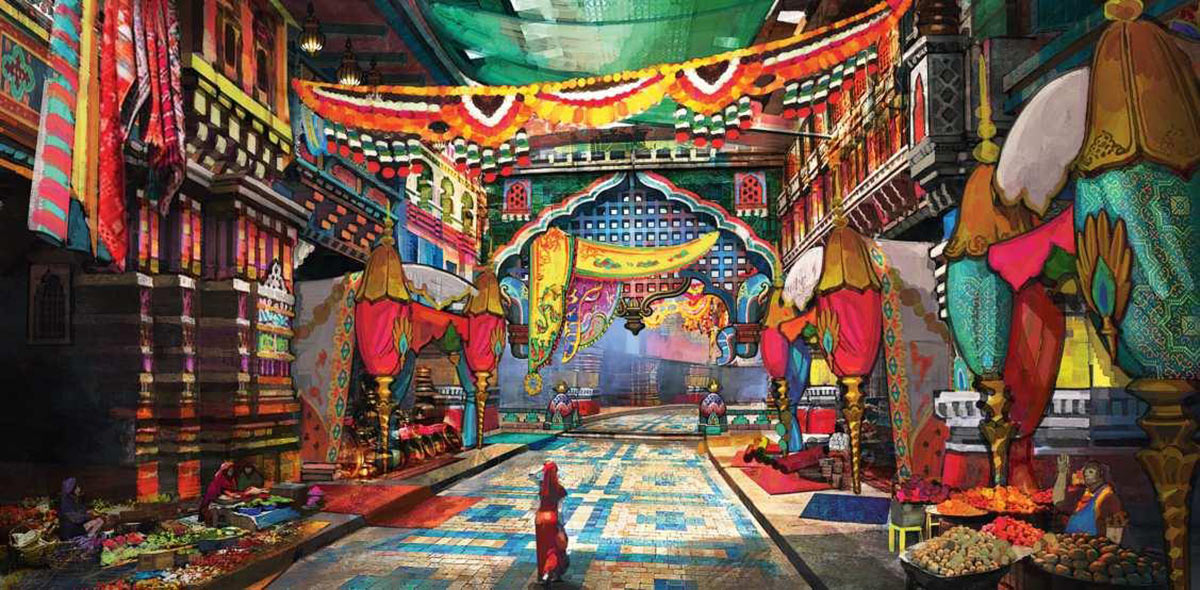 Radz-at-Han Interior Concept Art from Final Fantasy XIV: Endwalker