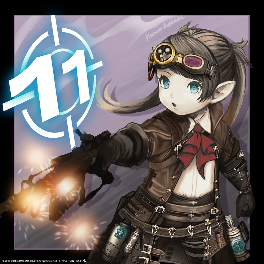 Release Countdown 11 Days Art from Final Fantasy XIV: Endwalker
