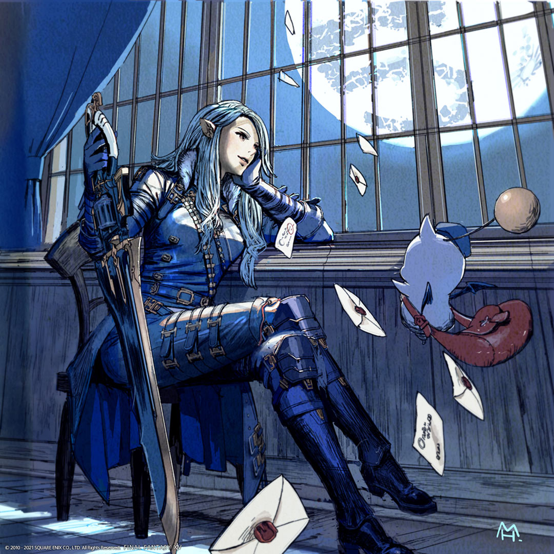 Release Countdown 5 Days Art from Final Fantasy XIV: Endwalker