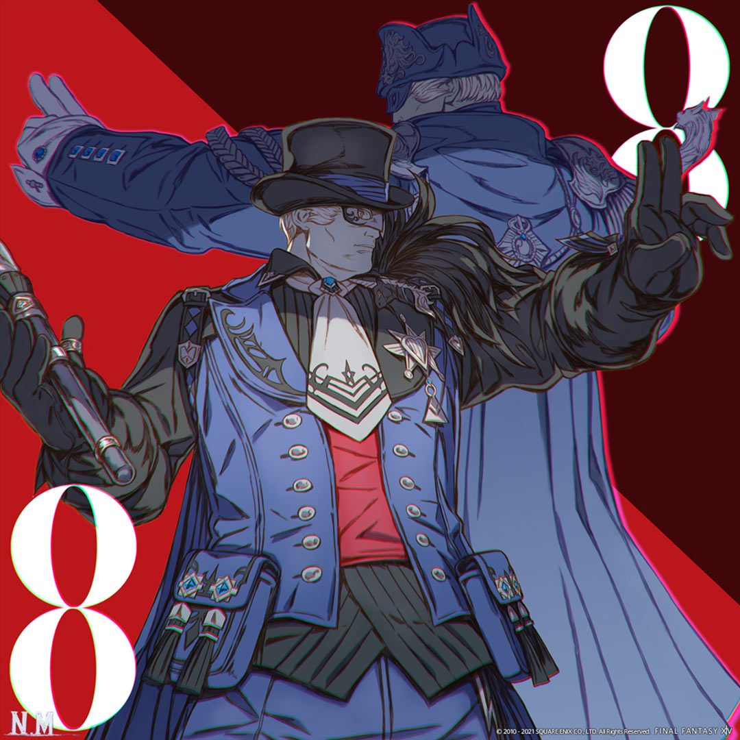 Release Countdown 8 Days Art from Final Fantasy XIV: Endwalker