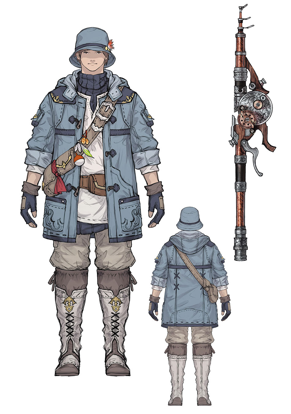 Tacklesoph's Attire Art from Final Fantasy XIV: Endwalker