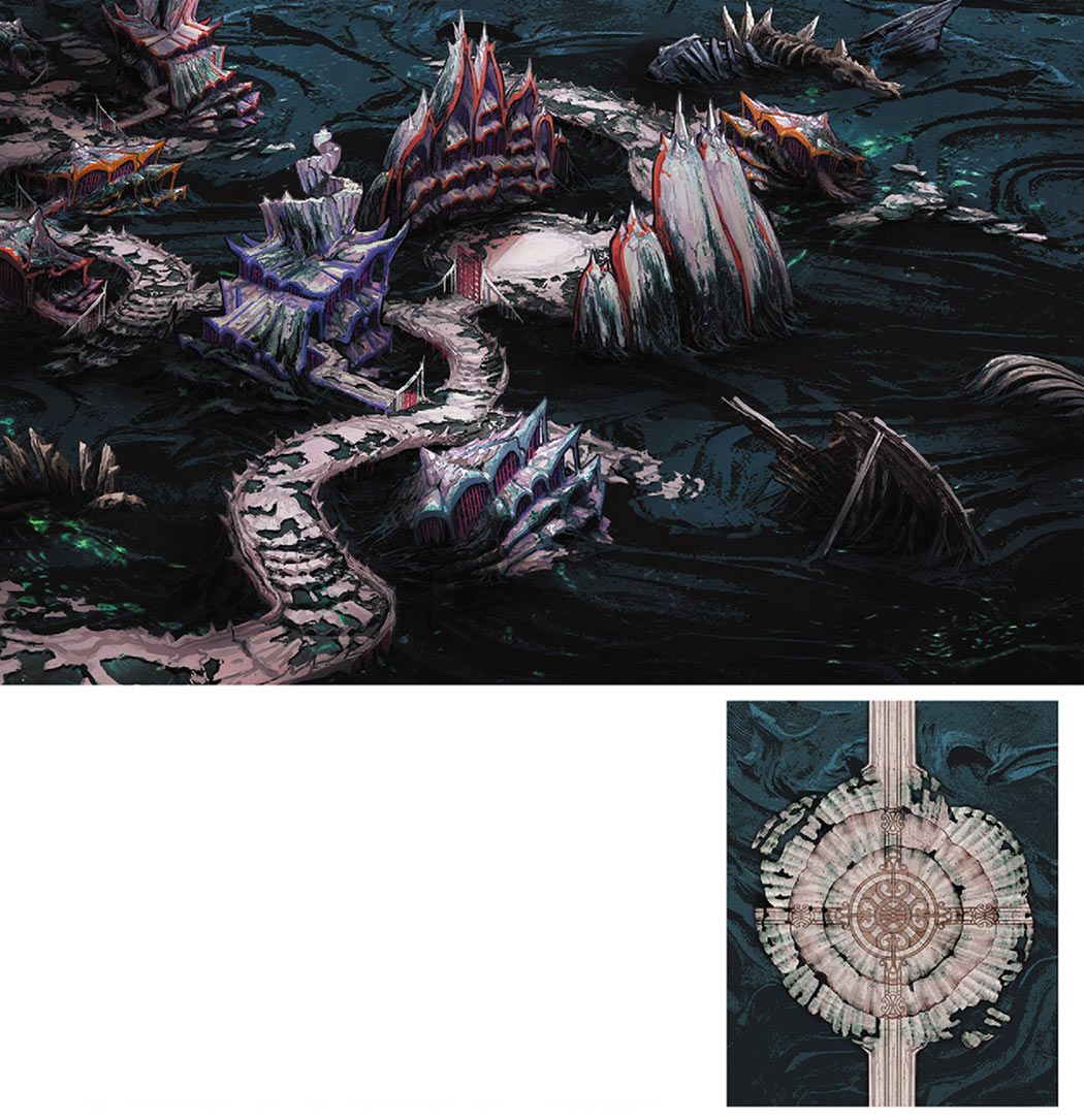 The Dead Ends Concept Art from Final Fantasy XIV: Endwalker