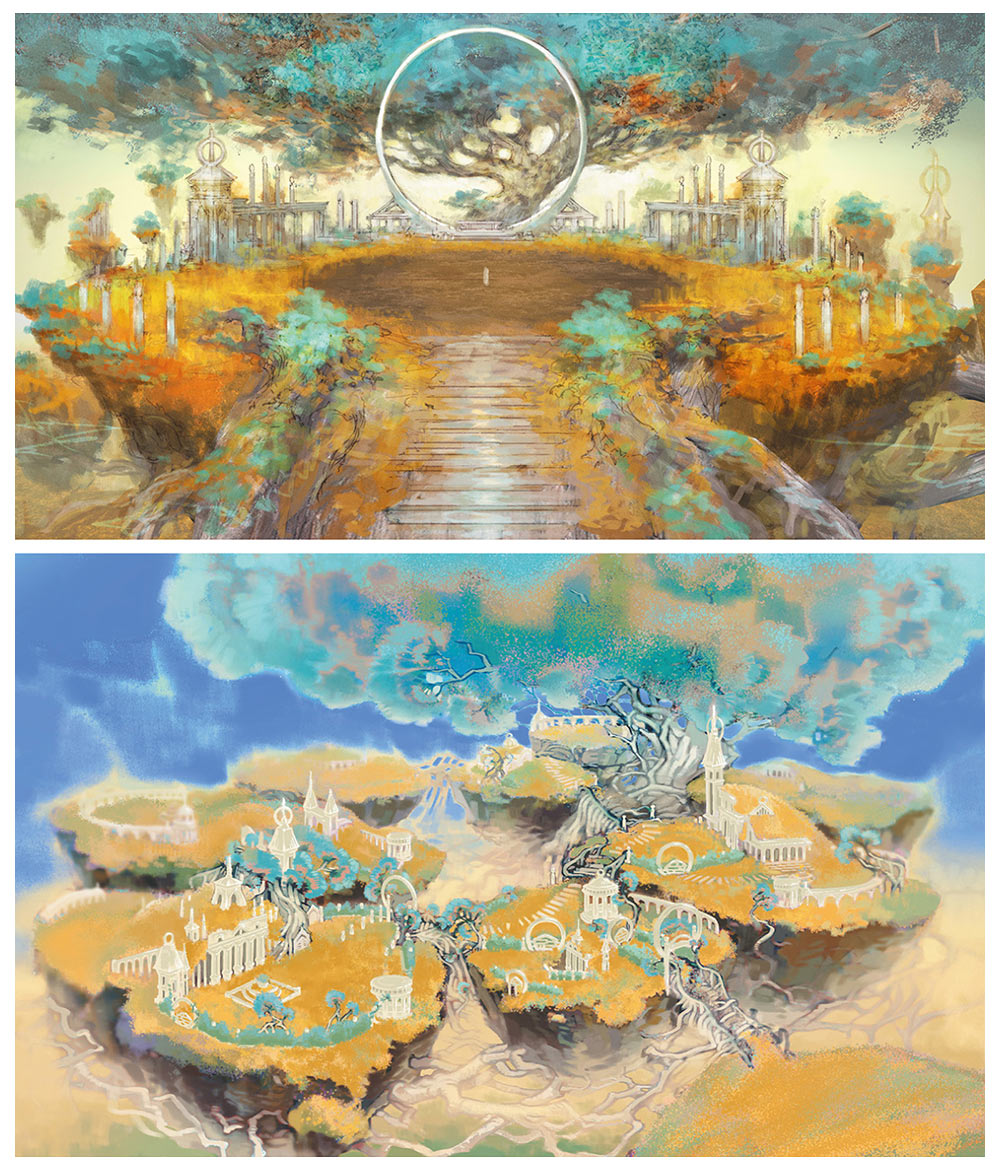 The Dead Ends Final Area Art from Final Fantasy XIV: Endwalker