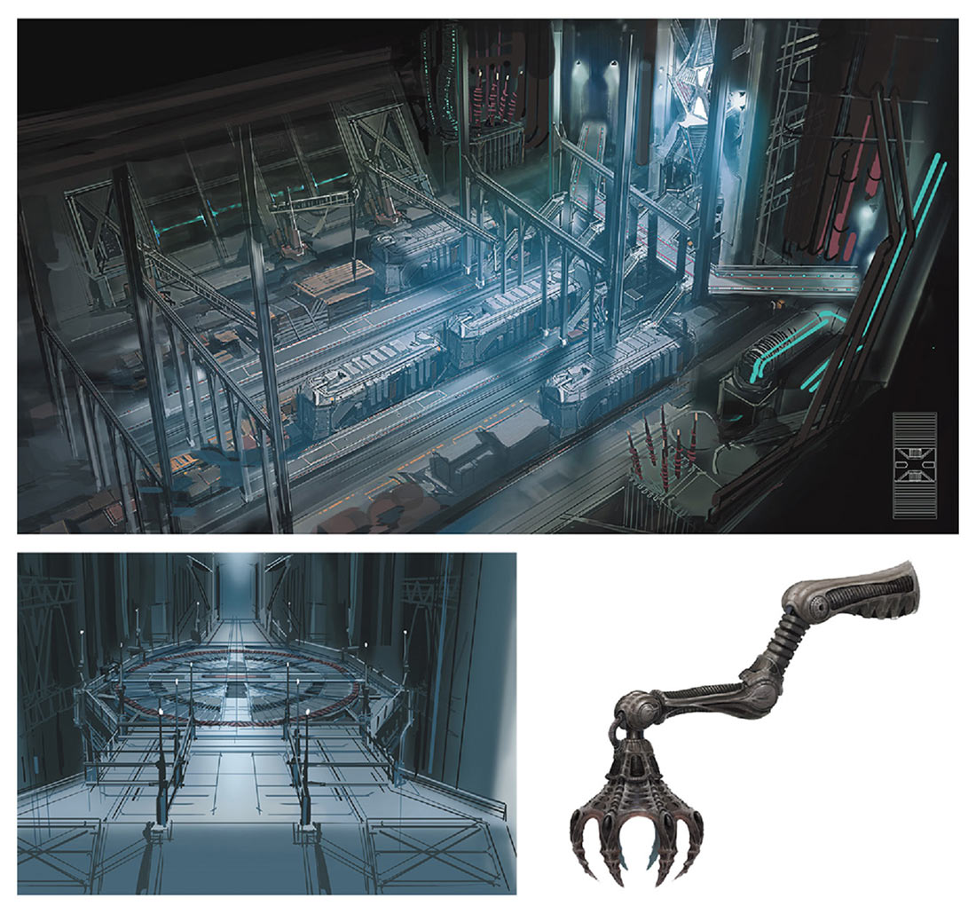 The Tower of Babil Concept Art from Final Fantasy XIV: Endwalker
