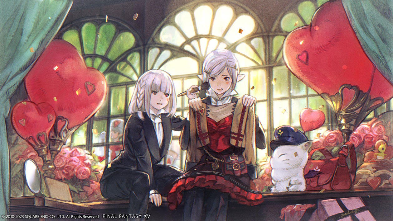 Valentione's Day 2023 Art from Final Fantasy XIV: Endwalker