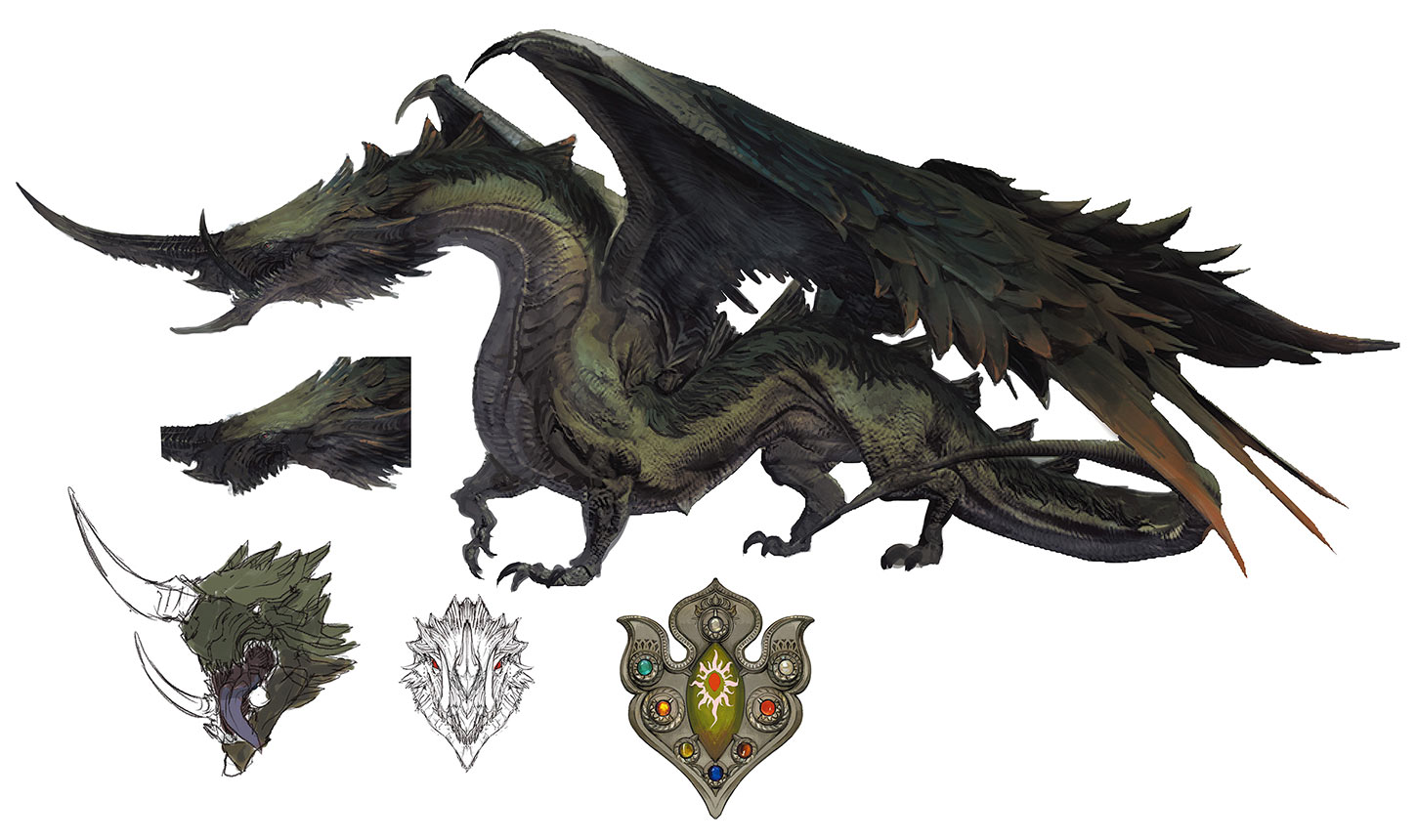 Vrtra Art from Final Fantasy XIV: Endwalker
