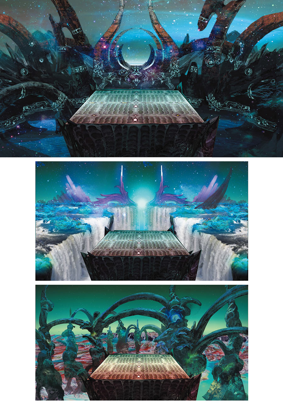 Zodiark Battlefield Art from Final Fantasy XIV: Endwalker
