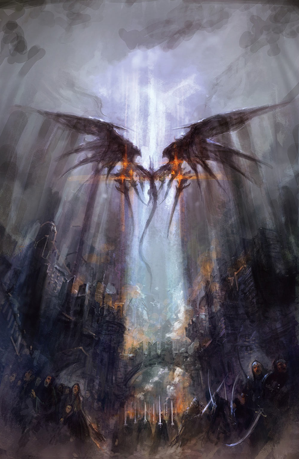 Bahamut Concept Art from Final Fantasy XVI