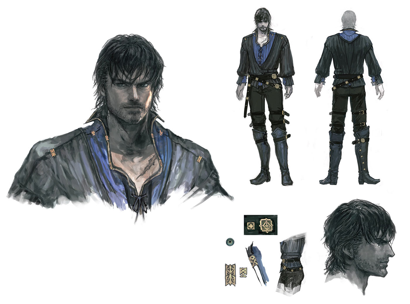 Barnabas Tharmr Concept Art from Final Fantasy XVI