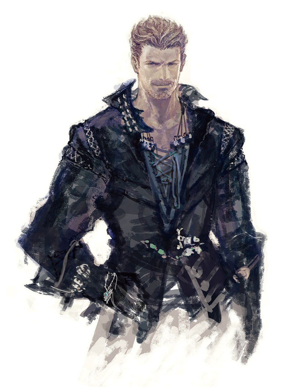 Cidolfus Telamon Concept Art from Final Fantasy XVI