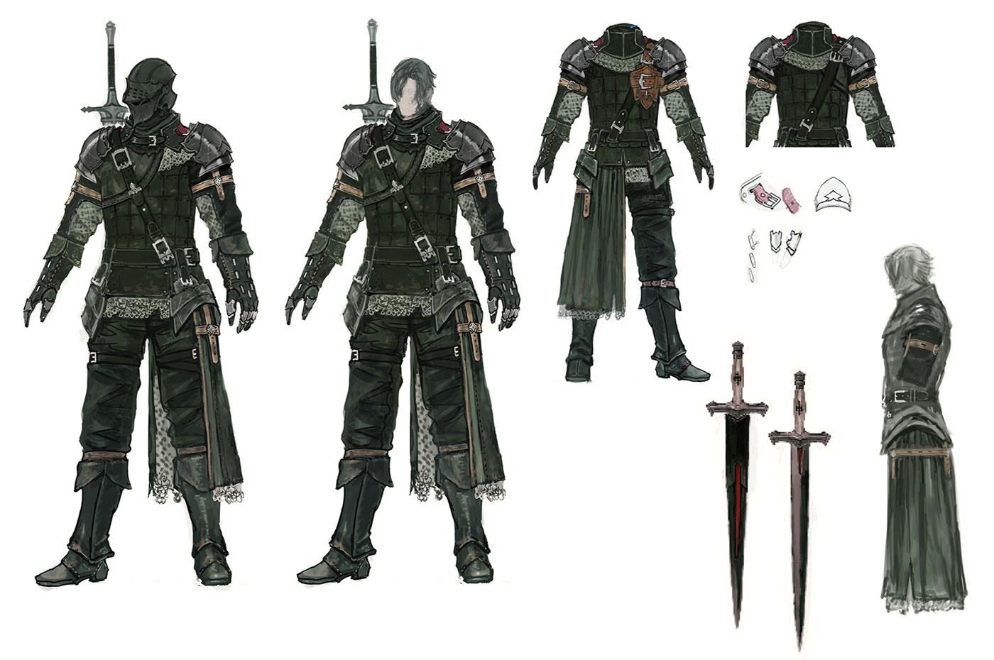 Clive Outfit Concept Art from Final Fantasy XVI